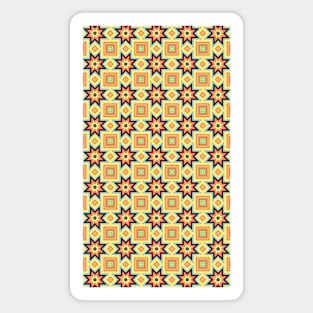 Yellow Shape Symphony Pattern Magnet